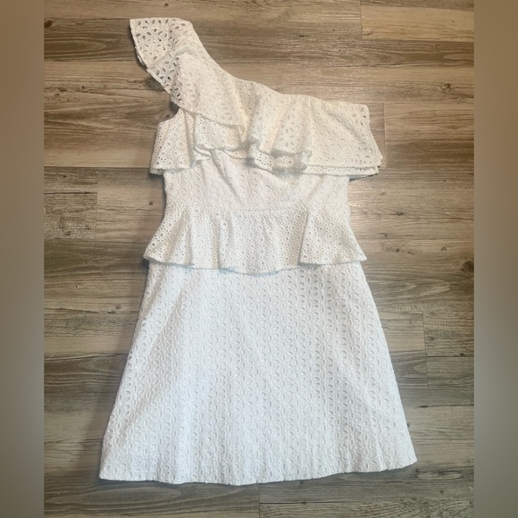LILLY PULITZER Josie One Shoulder Eyelet Dress - Picture 5 of 9